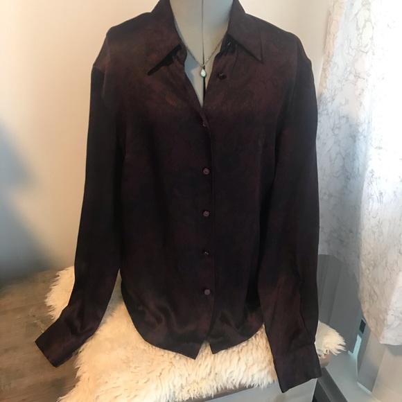 Versace Tops - Vintage Gianna Versace silk top - sz 40*